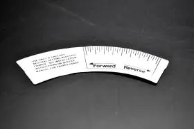 909789 Omc Neutral Adjustment Decal Nos