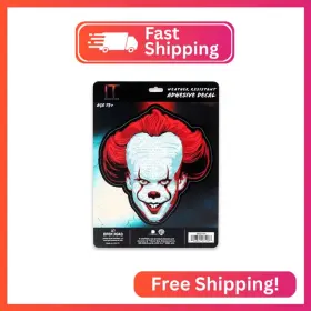 90227191 Open Road Brands It Pennywise Adhesive Vinyl Decal - Creepy Sticker For Car Wind