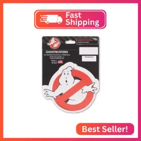 90230036 Open Road Brands Ghostbusters Logo Adhesive Vinyl Decal - Fun Sticker For Car Windo