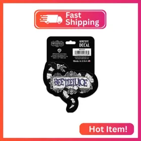 90231272 Open Road Brands Beetlejuice Spooky Adhesive Vinyl Decal - Vintage Sticker For Car W