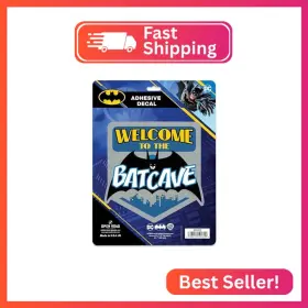 90234722 Open Road Brands Dc Comics Batman Welcome To The Batcave Adhesive Vinyl Decal - Fun Sticke 90234722 Open Road Brands Dc Comics Batman Welcome To The Batcave Adhesive Vinyl Decal - Fun Sticke