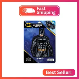 90234733 Open Road Brands Dc Comics Batman Adhesive Vinyl Decal - Striking Sticker For Car Window