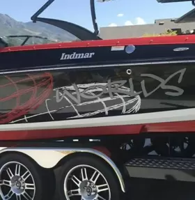 145733-01-05 Orcal Supra Boat Side Decal Worlds 36 Inch X 9