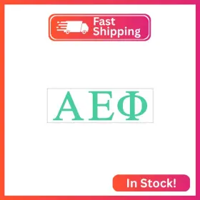 Pro-graphx 715834867384 Alpha Epsilon Phi Greek Sorority Sticker Decal 2.5 Inches Tall Mint