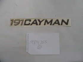 9891355 Ranger 191 Cayman Raised Decal 11 1/2 Inch X 1 1/4 Brown And Gold Marine Boat