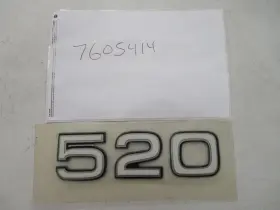 7605414 Ranger 520 Raised Decal 5 3/8 Inch W X 1 7/16 H Black And Silver Marine Boat
