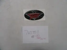 7603511 Ranger 35th Anniversary Raised Oval Decal Black / Red Silver Boat