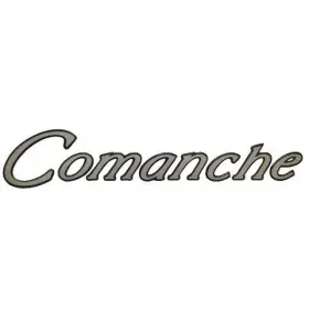 7604568 Ranger Boat Raised Decal Comanche Silver Black