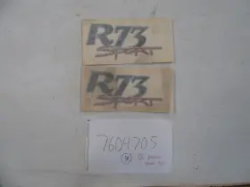 7604705 Ranger R73 Sport Decal 5 5/8 Inch X 2 1/2 Set Of Black And Red Boat