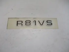 7604741 Ranger Boat R81vs Raised Decal Black White Silver Marine