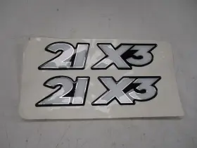 1944693 Ranger Boats 21 X3 Raised Decal 10 1/2 Inch X 2 Set Of White Boat