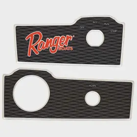 324258 Ranger Boats Boat Dash Panel Decals Aluminum Stickers