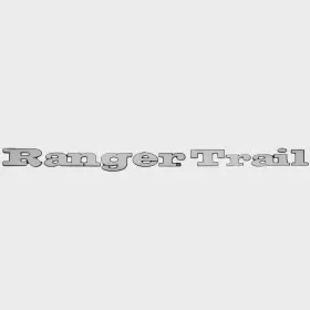 202370 Ranger Boats 3760 Boat Trailer Raised Emblem Decal Trail White
