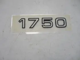 7604263 Ranger Boats 1750 Raised Decal Black And Silver Marine Boat