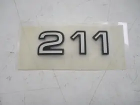 7604301 Ranger Boats 211 Raised Decal Silver And Black Marine Boat