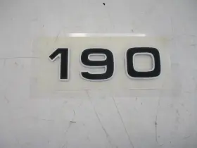 7604667 Ranger Boats 190 Raised Decal Black And White Marine Boat