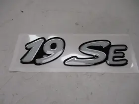 7604774 Ranger Boats 19 Se Raised Decal 8 3/8 Inch X 2 Black / Silver Marine Boat