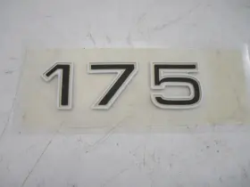 7605405 Ranger Boats 175 Raised Decal Black / White Gold Marine Boat