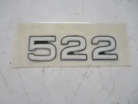 7605418 Ranger Boats 522 Raised Decal White / Black Gold Marine Boat