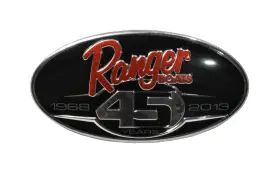 7616117 Ranger Boats Raised Oval Emblem 45 Years Anniversary Adhesive Decal