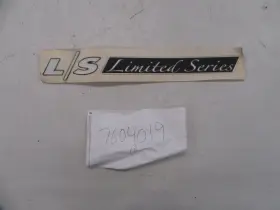 7604019 Ranger L/s Limited Series Raised Decal 13 Inch X 2 Silver And Black Boat