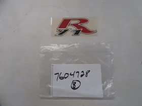 7604728 Ranger R 71 Raised Decal 5 5/8 Inch X 2 1/2 Red / Silver Black Boat