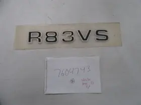 7604743 Ranger R83vs Raised Decal 9 7/8 Inch X 1 5/8 Black / Gold Silver Boat