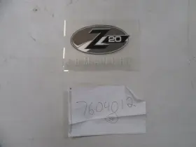 7604012 Ranger Z20 Comanche Raised Logo Decal Silver And Black Marine Boat