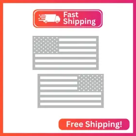 A1-usaflag Rapid Vinyl Patriotic Usa American Flag Die Cut Decal Sticker Set Left And Right