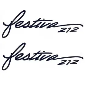 Vs81462-01bl Rinker Boats Boat Brand Decal Festiva 212 Dark Blue Pair