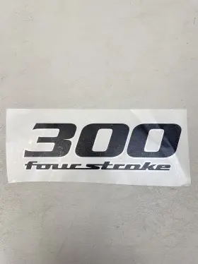 Hw1829 Scout / 5322-black Yamaha 300 Fourstroke Graphic Decal 8 1/8 Inch L Boat Hw1829 Scout / 5322-black Yamaha 300 Fourstroke Graphic Decal 8 1/8 Inch L Boat