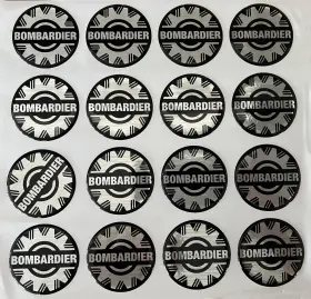516008738 Sea-doo 516000282 Seadoo Bombardier Decal Dome Sticker / 1-pack