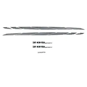 2131840 Sea Ray Boats Boat Graphic Decal Kit 205 Sport Gunmetal Black 5pc