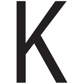74231 Seachoice 3 Inch Gothic Letter K Black Pack Of 10