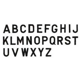 74311 Seachoice 3 Inch Gothic Letter S Black Pack Of 10
