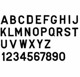 Seachoice 74431 Boating Accessories New 3 Inch Gothic Letters And Numbers 3