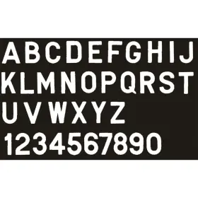 74561 Seachoice 3 Inch Gothic Letter F White Pack Of 10