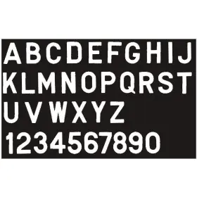 74681 Seachoice 3 Inch Gothic Letter R White Pack Of 10