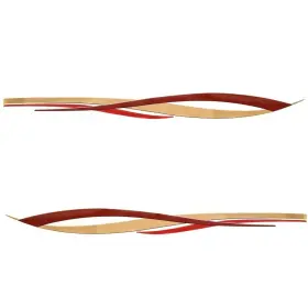 134568-02 Seaswirl Boats Boat Graphic Decal 83 1/2 X 7 1/4 Inch Red Gold Set Of 2