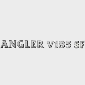 151611-01 Sharpline G3 Boat Model Decal Sticker 73405092 Angler V185 Sf Silver Black