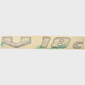 157275-01 Sharpline Suncatcher Boat Model Decal Sticker 73405322 V18c Silver Black