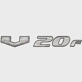 157278-01 Sharpline Suncatcher Boat Model Decal Sticker 73405325 V20f Silver Black