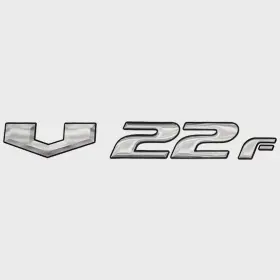 157281-01 Sharpline Suncatcher Boat Model Decal Sticker 73405328 V22f Silver Black