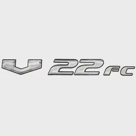 157282-01 Sharpline Suncatcher Boat Model Decal Sticker 73405329 V22fc Silver Black