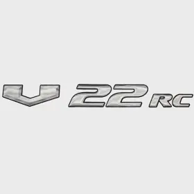 157284-01 Sharpline Suncatcher Boat Model Decal Sticker 73405331 V22 Rc Silver Black