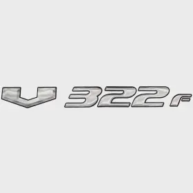 157288-01 Sharpline Suncatcher Boat Model Decal Sticker 73405334 V322f Silver Black