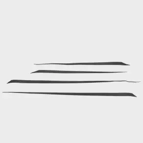 161935-02 Sharpline Chaparral Boat Deck Graphic Decals 14.02624 H20 Surf Gray 4 Pc