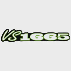 165940-02 Sharpline Ranger Boat Decal 350462 Vs1665 Green Silver Vinyl Mirror Sticker