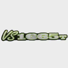 165941-02 Sharpline Tracker Boat Brand Decal 350460 Black / Green Silver