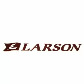 136237-01 Sharpline Marine Graphics Larson Boat Raised Logo Decal 0527931 Senza 2005 Cranberry / Black